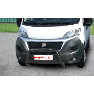 BULL BAR NERO �60 C/TRAV E OMOLOGAZIONE(CE)