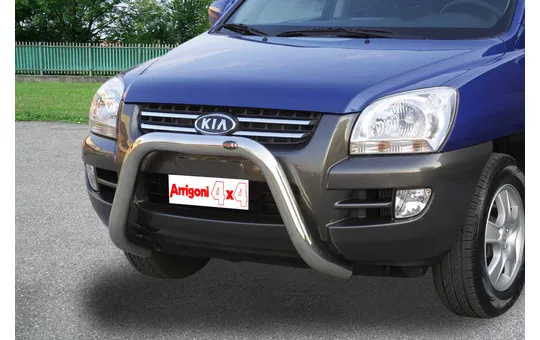 BULL BAR MIRROR INOX 70 LUCIDO CON OMOLOGAZIONE EUROPEA 1