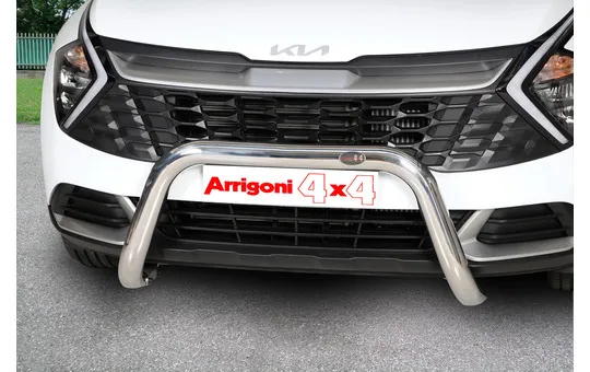 BULL BAR MIRROR INOX 70 LUCIDO CON OMOLOGAZIONE EUROPEA 1