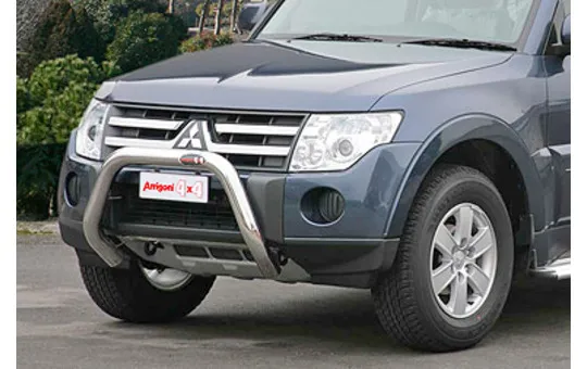 BULL BAR MIRROR INOX 70 LUCIDO CON OMOLOGAZIONE EUROPEA 1