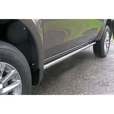 LATERAL PROT. STAINLESS STEEL BRILL DOUBLE CAB