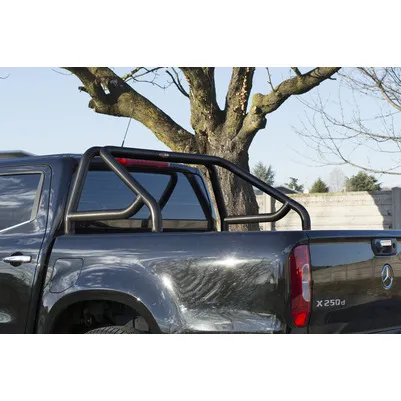 ROLL BAR STAINLESS STEEL BLACK DIAM 60 DOUBLE CAB