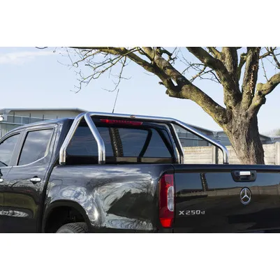 ROLL BAR STAINLESS STEEL SHINY DIAM 60 DOUBLE CAB