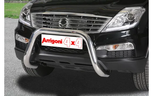 BULL BAR MIRROR INOX 70 LUCIDO CON OMOLOGAZIONE EUROPEA 1