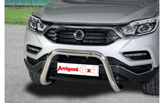 BULL BAR INOX 70 LUCIDO CON OMOLOGAZIONE EUROPEA 1