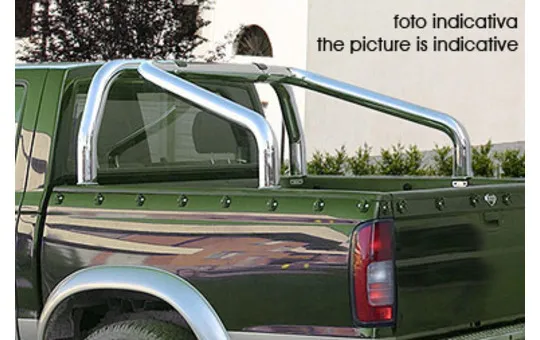 ROLL BAR STAINLESS STEEL SHINY DOUBLE CAB - EXTRA CAB 1