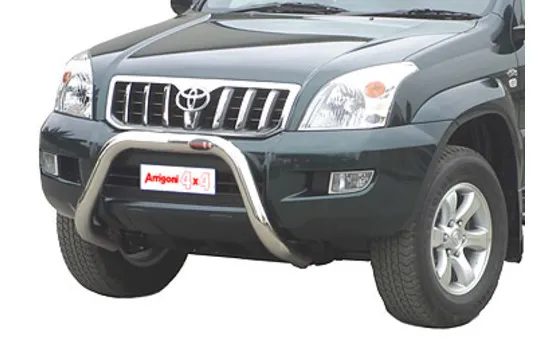 BULL BAR MIRROR INOX 70 LUCIDO CON OMOLOGAZIONE EUROPEA 1