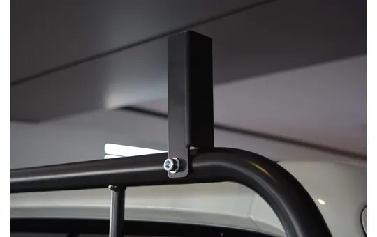 BED SEPARATOR DOUBLE CAB/EXTRA CAB BLACK PAINTED WHITH TUBE HOLDER 2