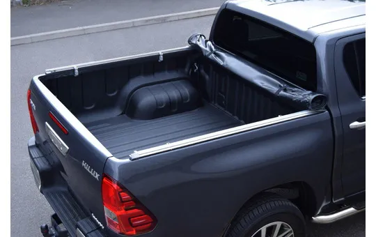 BLACK SOFT LID EXTRA CAB (OK WITH BED LINER UNDER-RAIL STYLE) 2