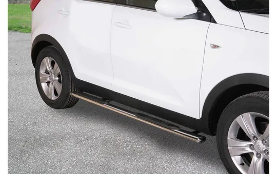 OVAL SIDE STEP STAINLESS STEEL BRILL (SPORTAGE 10-/IX 35 09-) 1