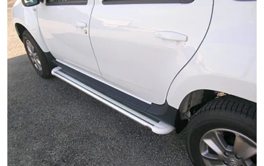 ALU RUNNING BOARD 4 DOORS S50 WHITE 2