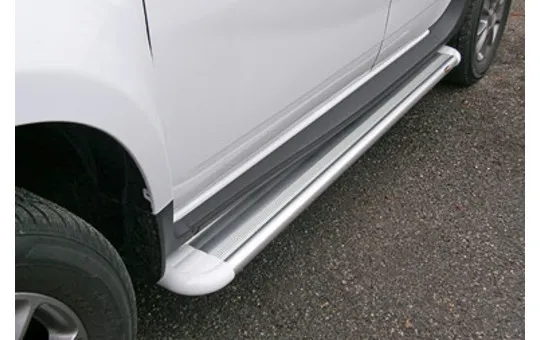 ALU RUNNING BOARD 2 DOORS S50 WHITE 2