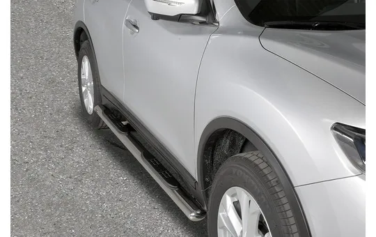 OVAL SIDE STEP STAINLESS STEEL 1