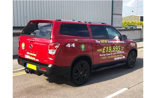 HARD TOP CARRYBOY S6 DOUBLE CAB WITH WINDOWS CENTRAL LOCK with primer to be painted 2