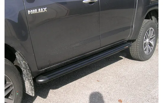 ALU RUNNING BOARD S50 BLACK DOUBLE CAB 2