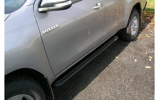 ALU RUNNING BOARD S50 BLACK EXTRACAB 2