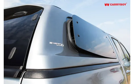 HARD TOP CARRYBOY S6 CON VETRI DOPPIA CABINA CON CHIUSURA CENTRALIZZATA con primer, da verniciare 2