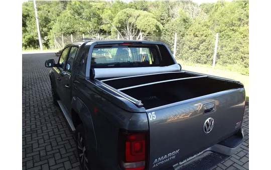 BLACK SOFT LID DOUBLE CAB (OK WITH BED LINER UNDER-RAIL STYLE) FOR AVENTURA 2