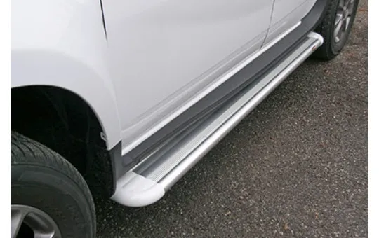 ALU RUNNING BOARD 4 DOORS S50 WHITE 1