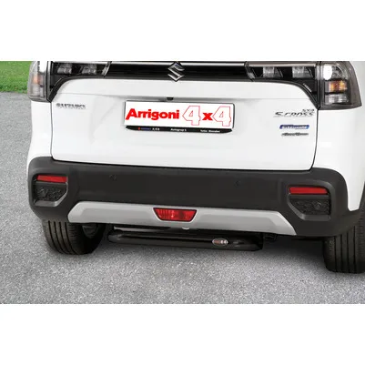 TUBO PROTEZIONE POSTERIORE INOX NERO