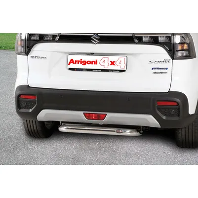 TUBO PROTEZIONE POSTERIORE INOX LUCIDO