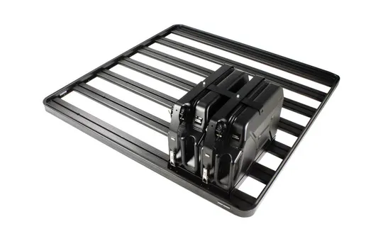 STAFFE PER IL FISSSAGGIO DI 2 TANICHE DI CARBURANTE SU RACK FRONT RUNNER 2