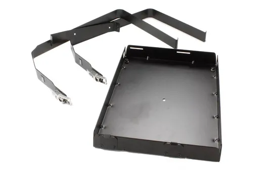 STAFFE PER IL FISSSAGGIO DI 2 TANICHE DI CARBURANTE SU RACK FRONT RUNNER 4