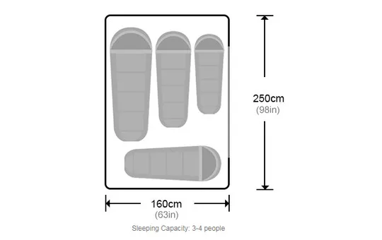 BUNDLE TENDA WILDCRUISER 160 + STANZA 11