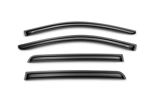 VENTVISOR LOW PRO HUSKY LINERS 4PC BLACK MAT 2